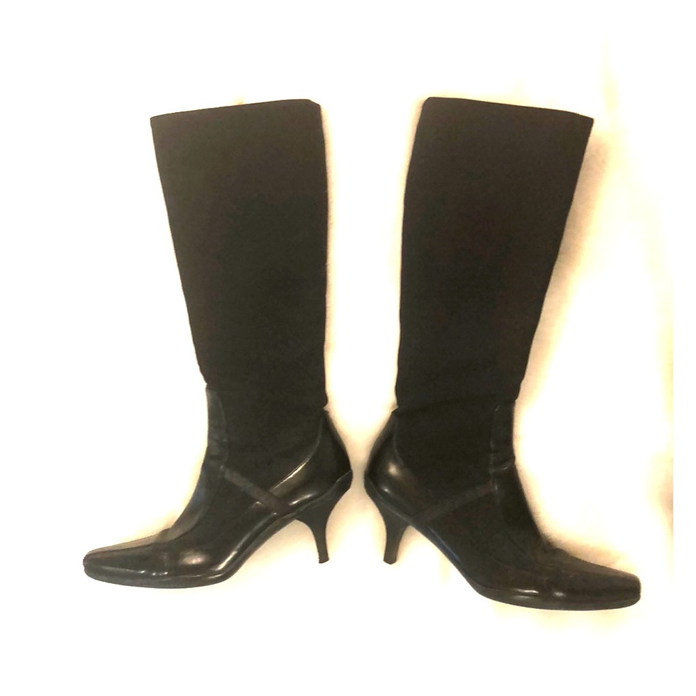 Prada zip up boots